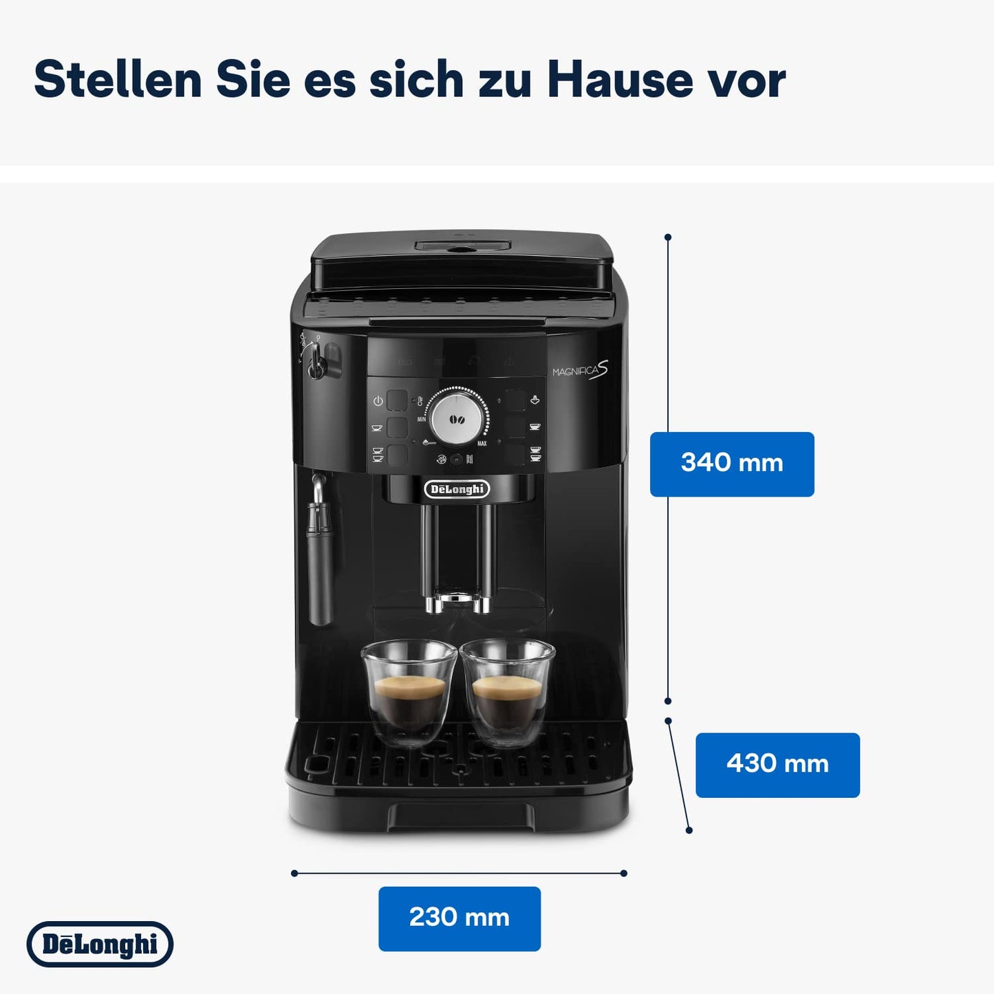 De’Longhi Magnifica S Perfetto Kaffeeautomat – Schwarz