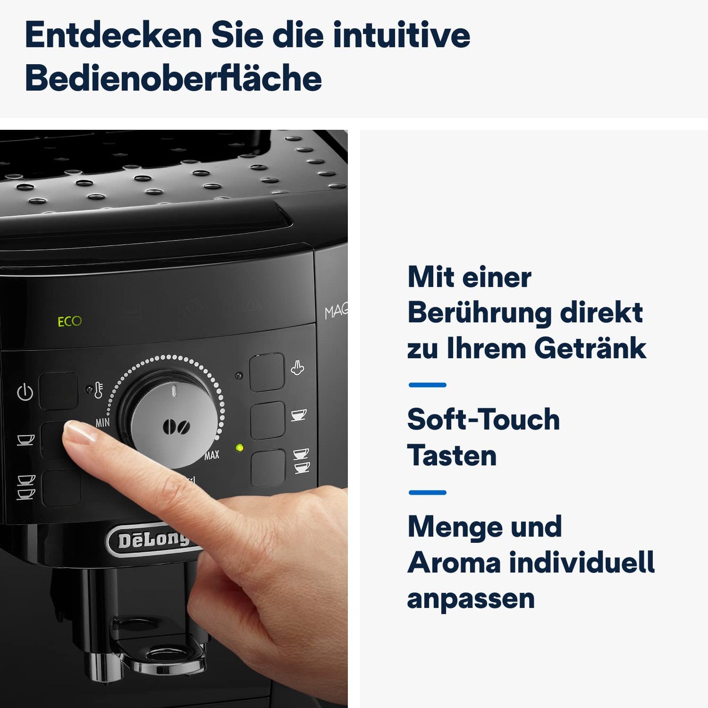 De’Longhi Magnifica S Perfetto Kaffeeautomat – Schwarz