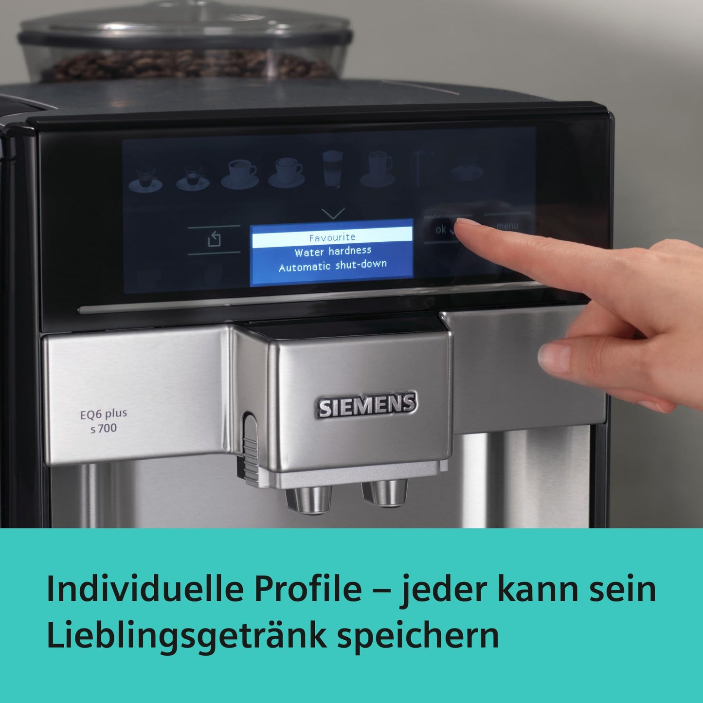 Siemens EQ6 Plus S700 Kaffeeautomat – Edelstahl