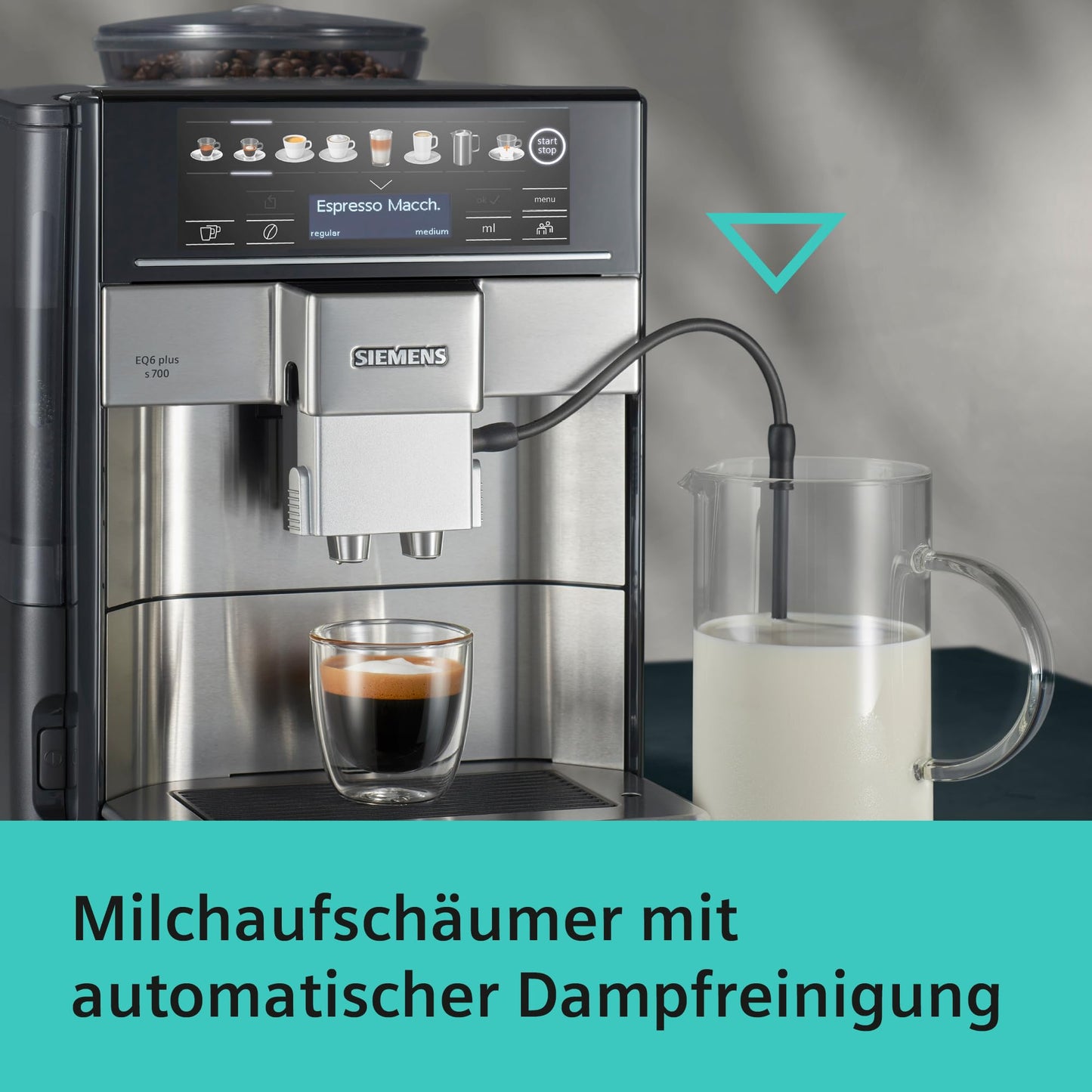 Siemens EQ6 Plus S700 Kaffeeautomat – Edelstahl