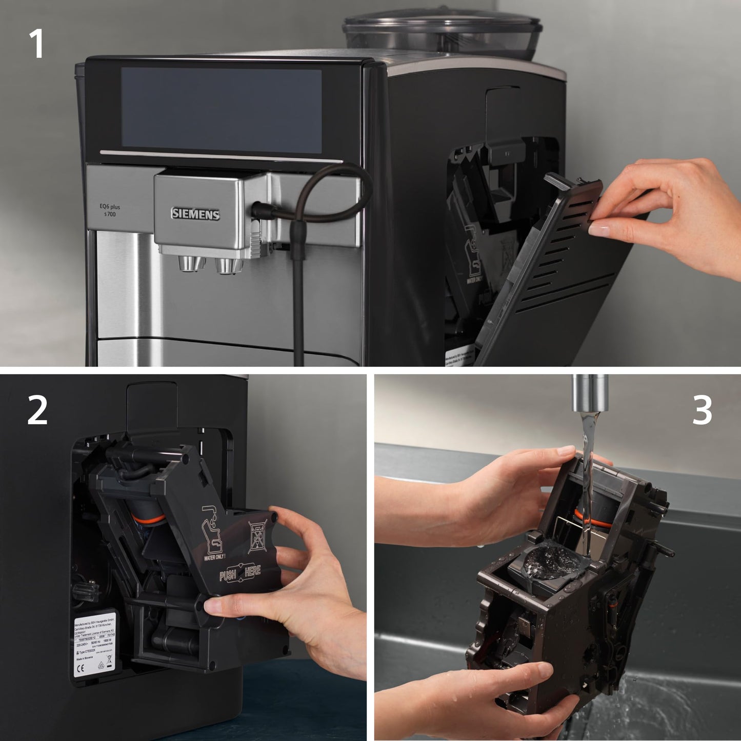 Siemens EQ6 Plus S700 Kaffeeautomat – Edelstahl