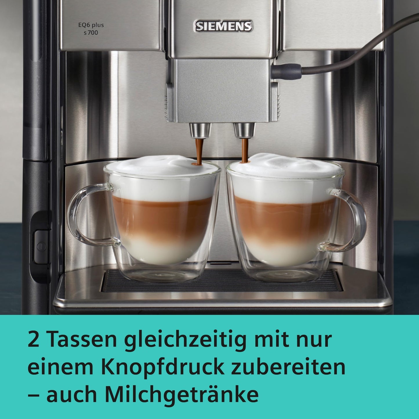 Siemens EQ6 Plus S700 Kaffeeautomat – Edelstahl